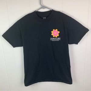 Obey Short Sleeve Shirt Black Men’s Medium House Of Obey Floral